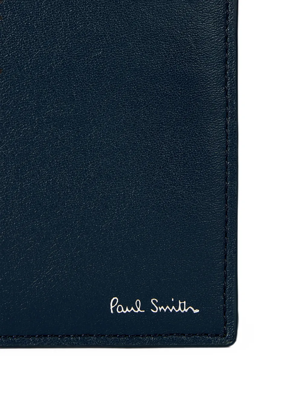 Paul Smith Donkerblauwe 'London Travel' portemonnee