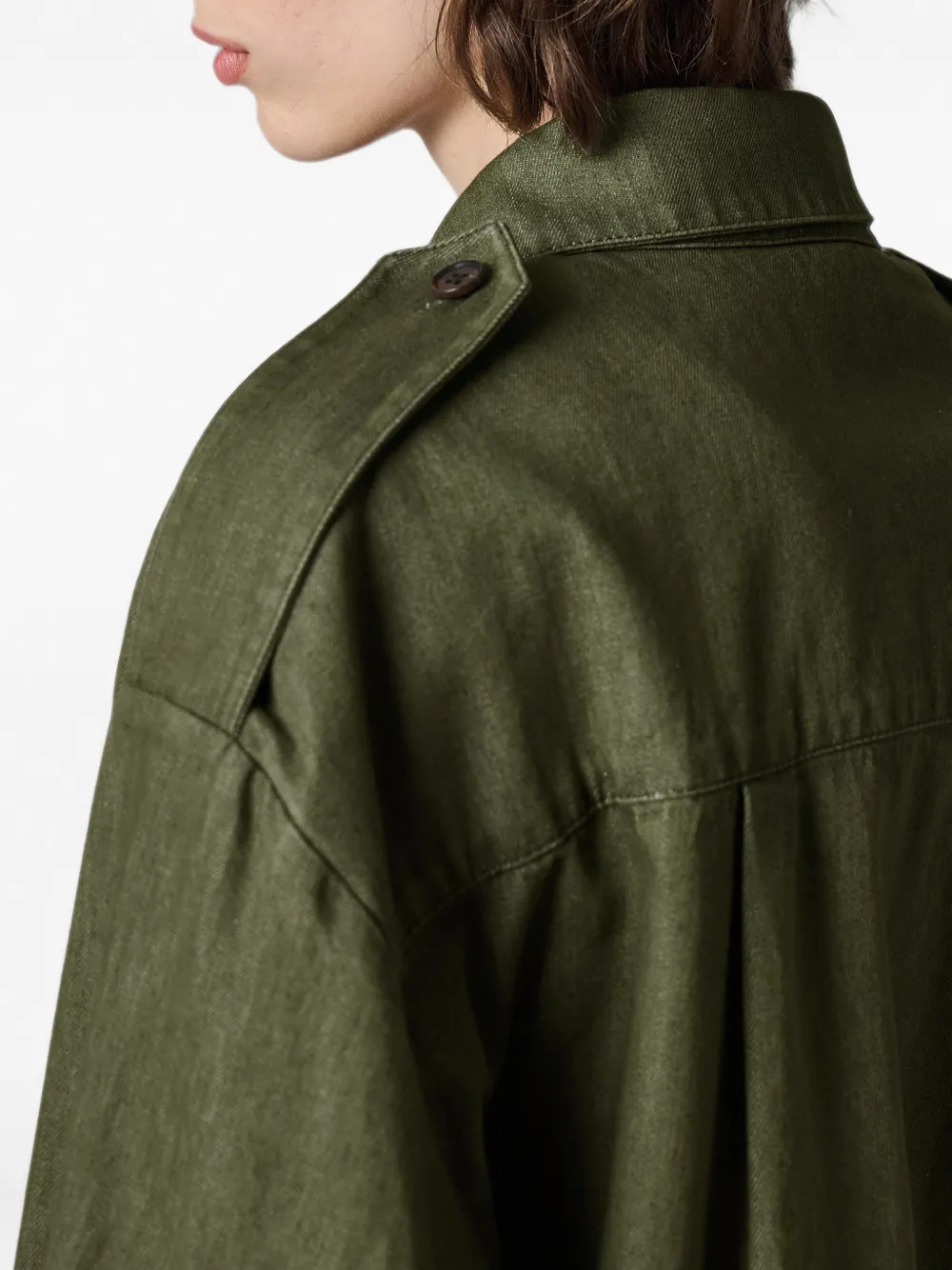 Paul Smith Katoenen-twill blouse Groen