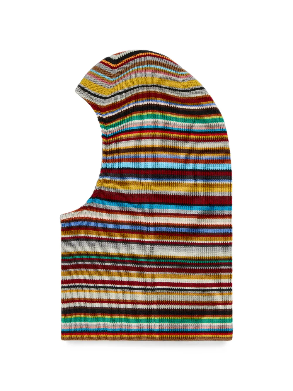 Paul Smith Bivakmuts van merinowol met kenmerkende streep Beige