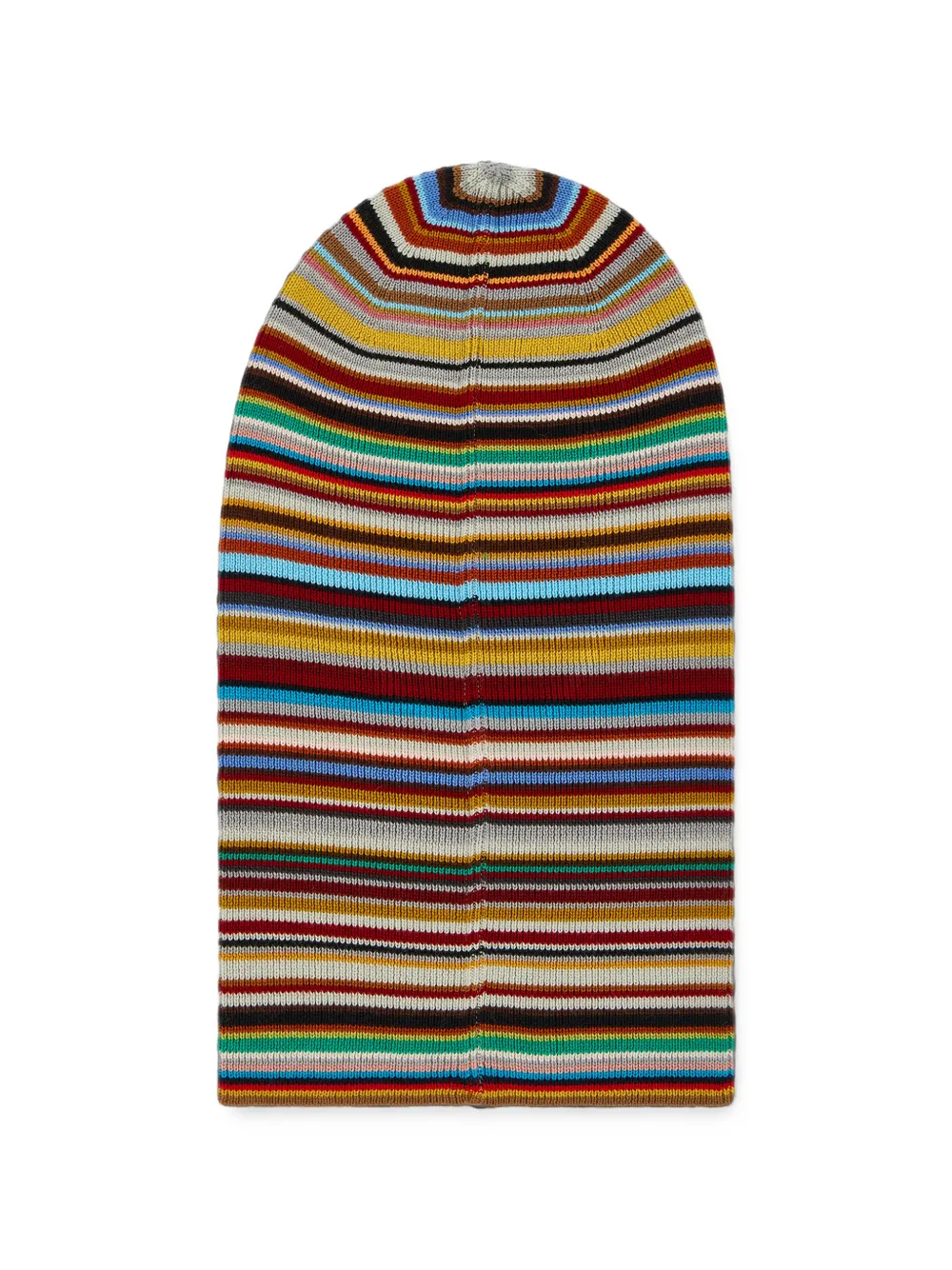 Paul Smith Bivakmuts van merinowol met kenmerkende streep Beige
