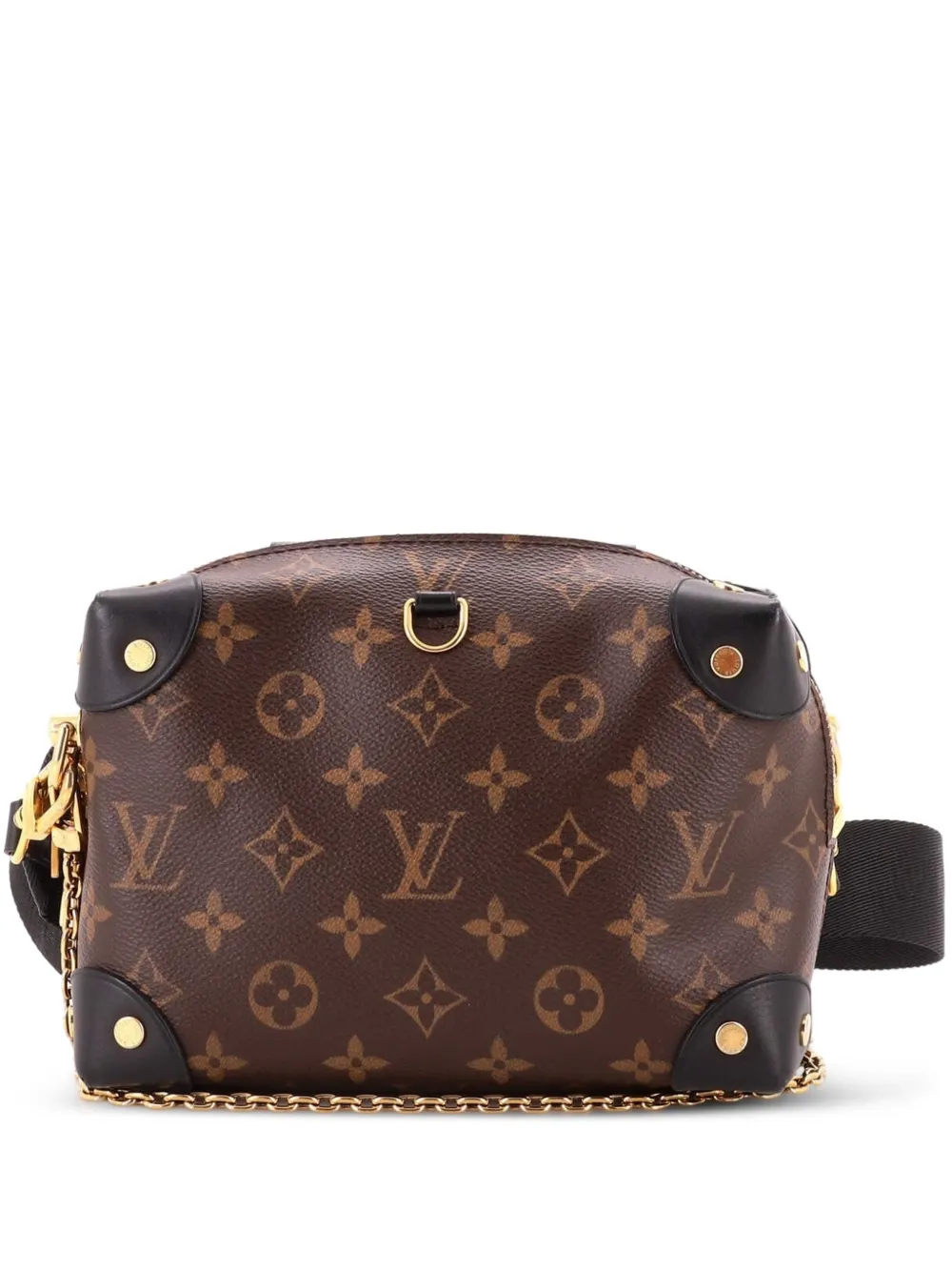 Louis Vuitton Pre-Owned Petite Malle Souple Handbag Monogram Canvas shoulder bag - Nero