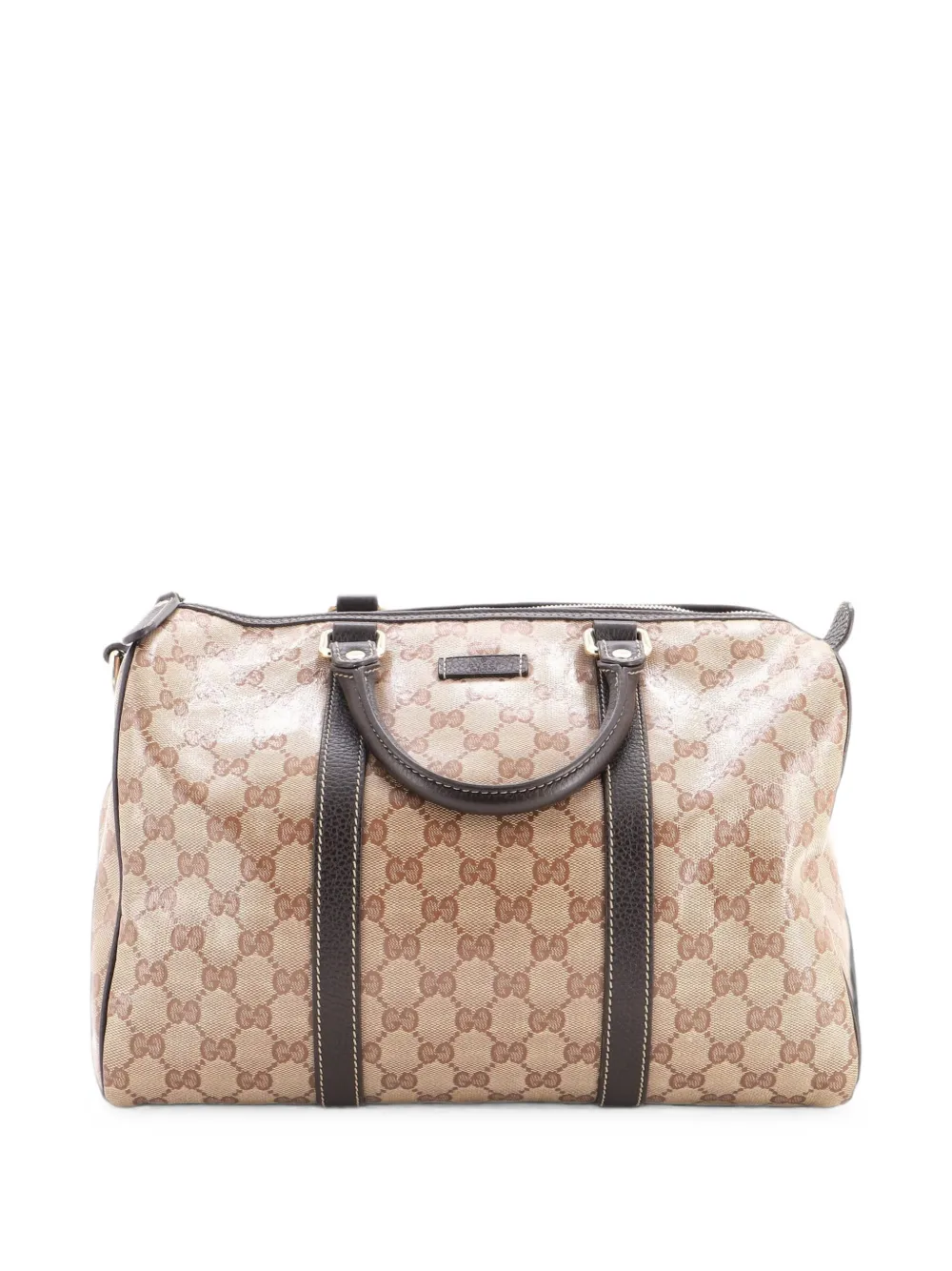 Gucci Pre-Owned Joy Boston Bag GG Coated Canvas Large satchel - Marrone