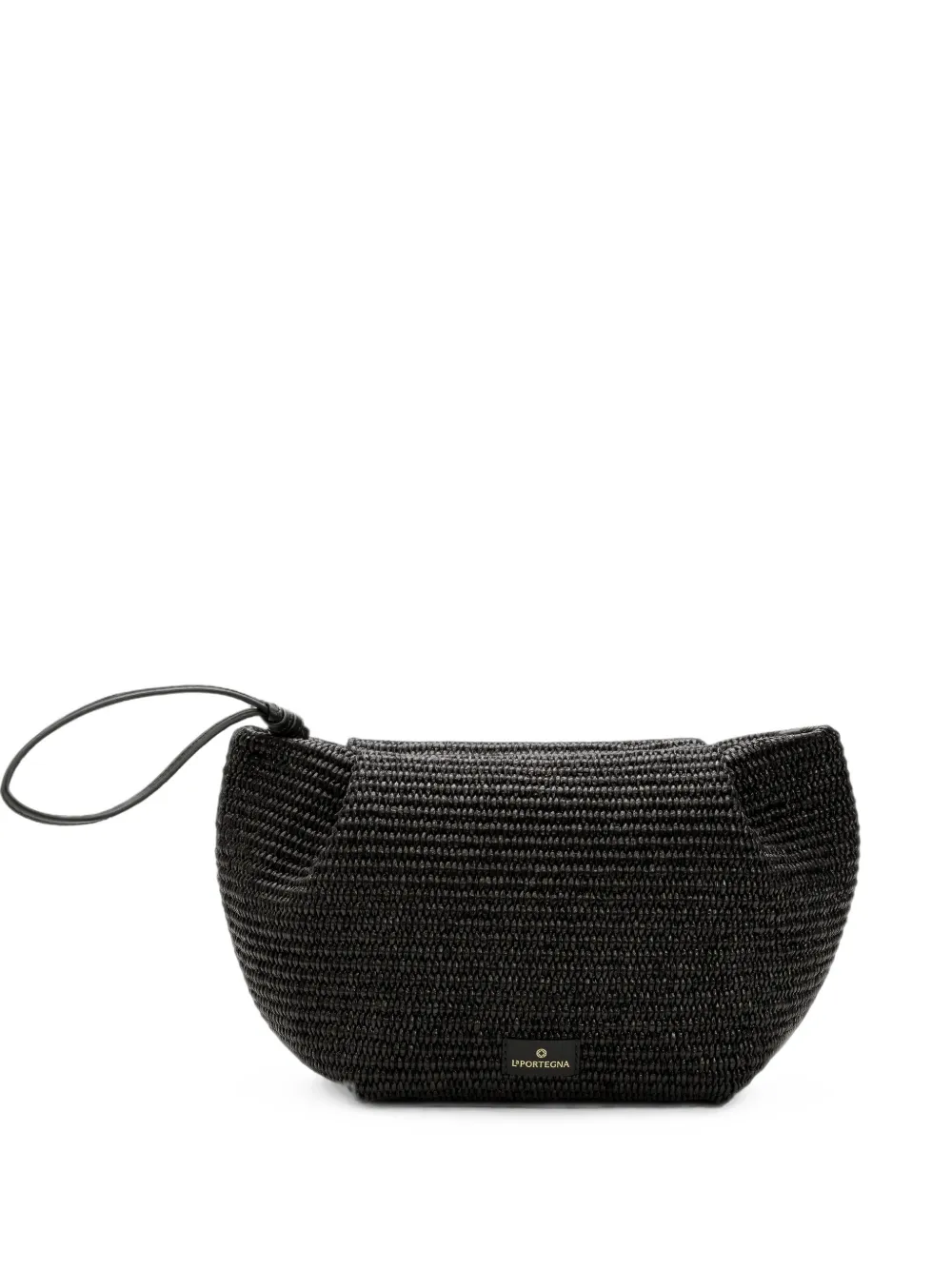 La Portegna Marta woven leather shoulder bag