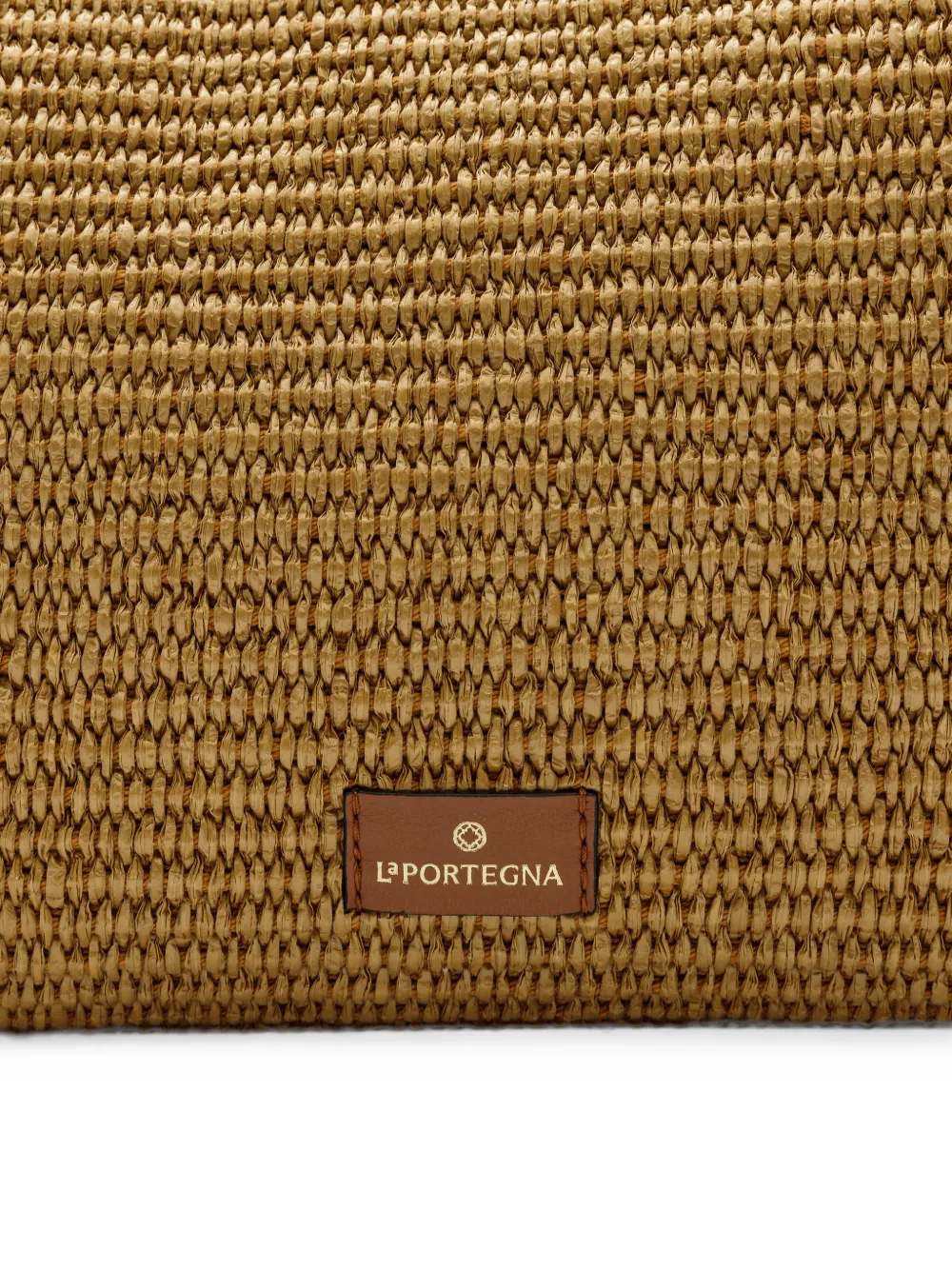 La Portegna Marta Yute schoudertas Beige