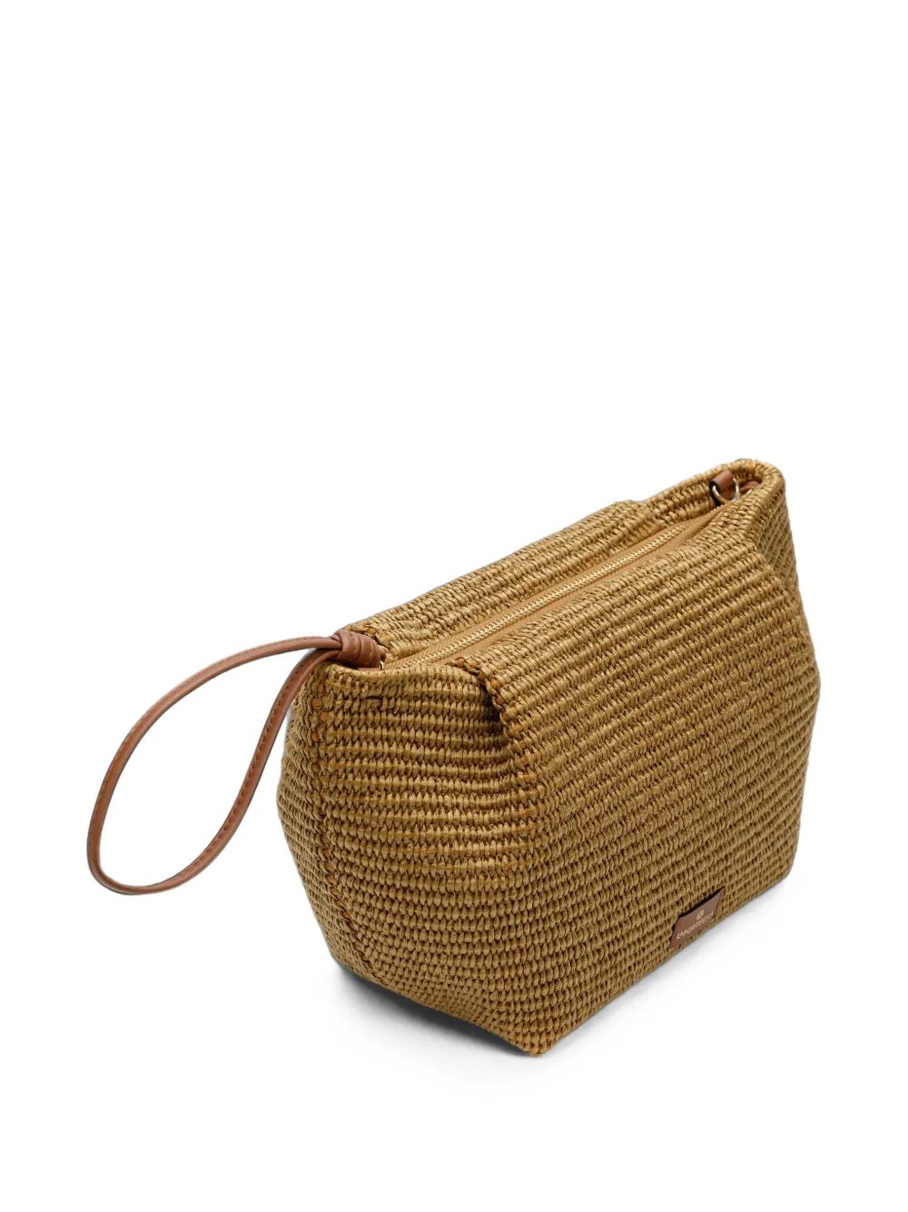 La Portegna Marta Yute schoudertas Beige