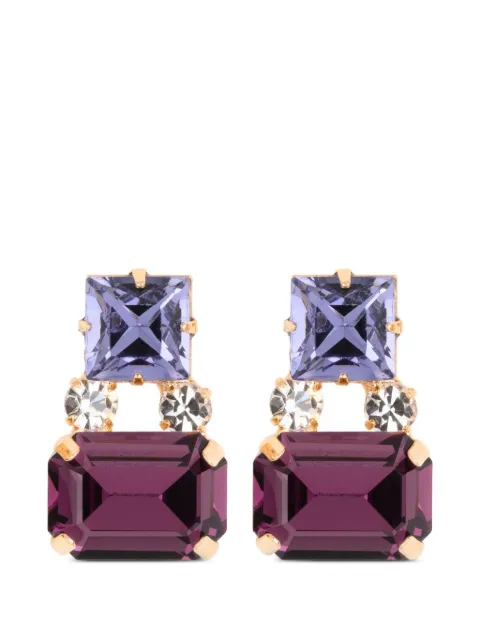 Jennifer Behr boucles d’oreilles Nanette serties de cristaux