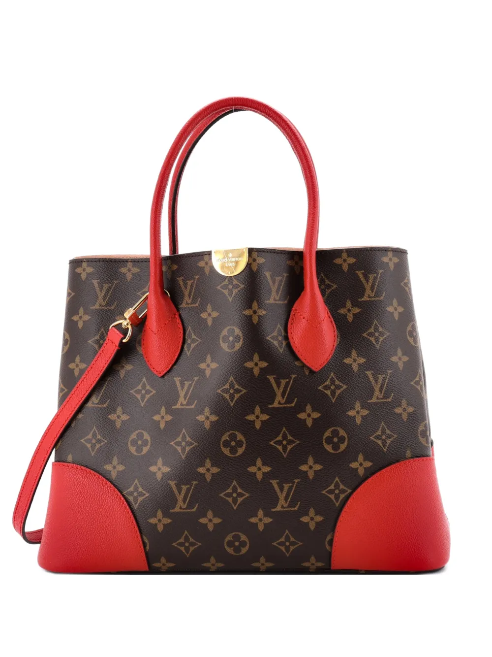 Louis Vuitton Pre-Owned Flandrin Handbag Monogram Canvas and Leather tote bag - Red