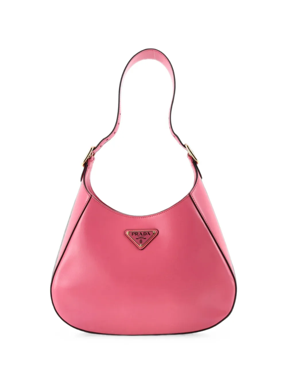 Prada Pre-Owned Borsa a spalla Cleo media in pelle Box Calf - Rosa