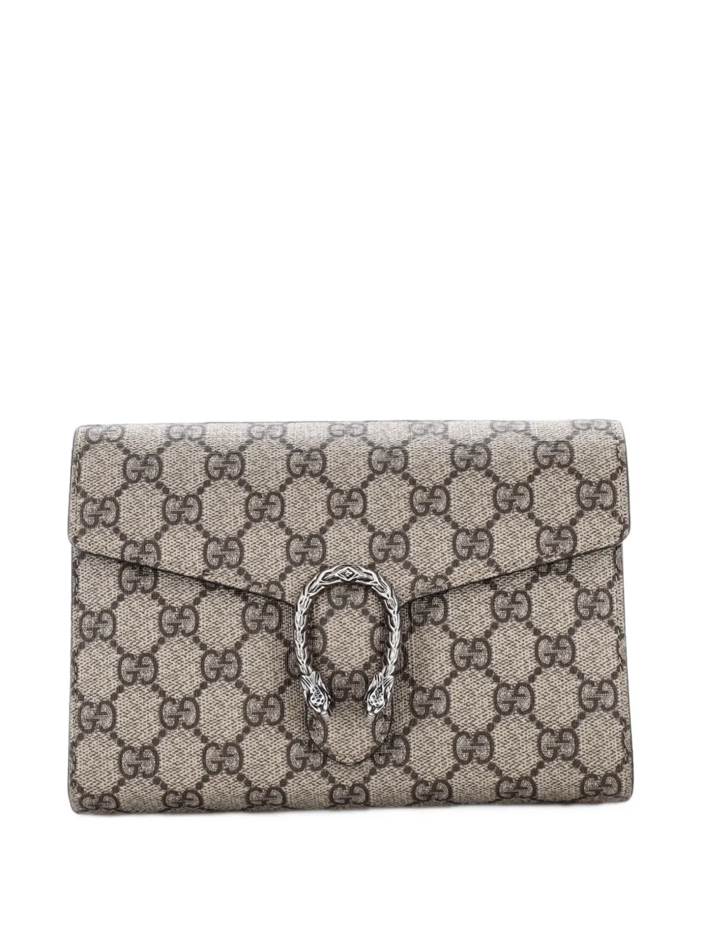 Gucci Pre-Owned Borsa a tracolla Dionysus piccola in tela cerata GG con catena - Marrone