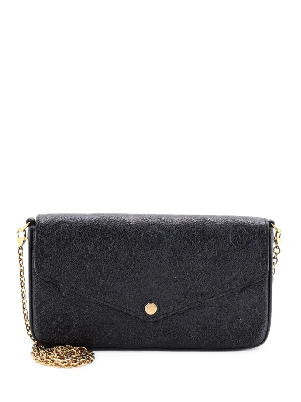 Louis Vuitton Pre-Owned Felicie Pochette Umhängetasche aus Empreinte-Leder mit Monogramm - Schwarz