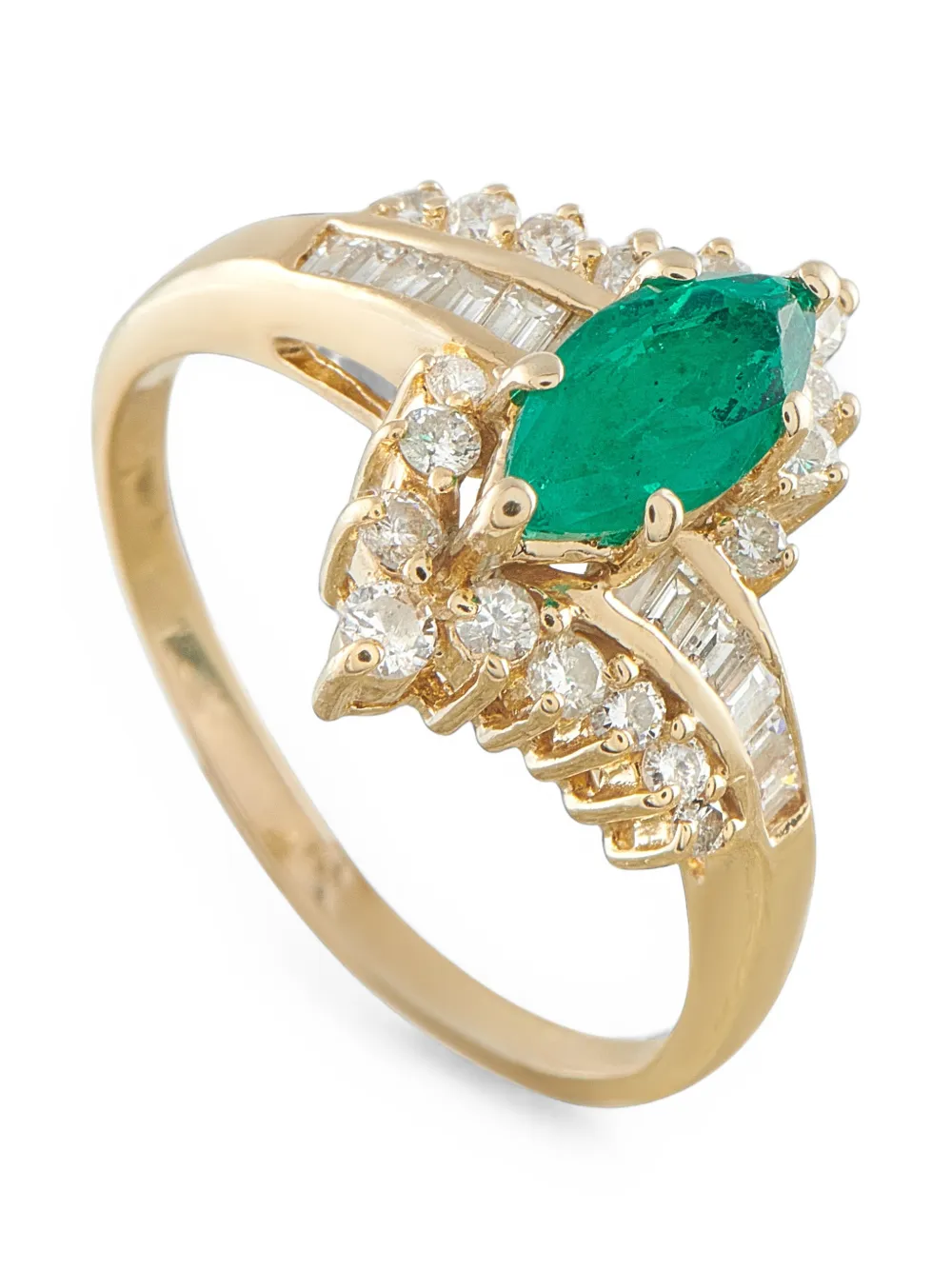 LB Exclusive emerald and diamond ring - Oro
