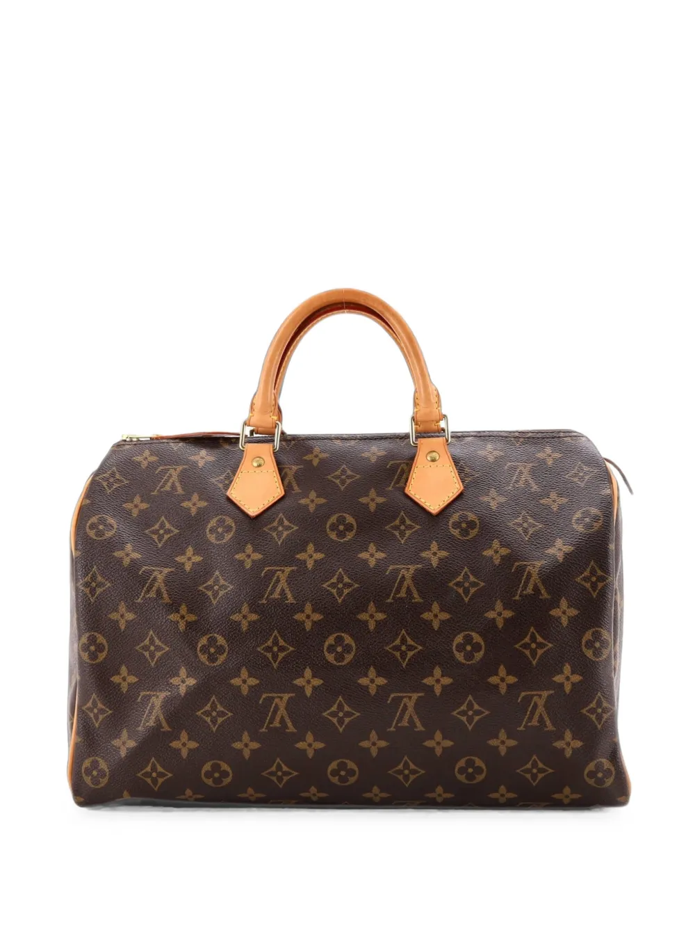 Louis Vuitton Pre-Owned Borsa a tracolla Speedy 35 in tela - Marrone