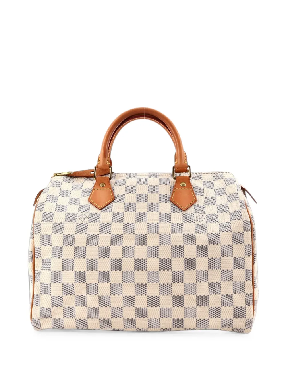Louis Vuitton Pre-Owned Speedy Handbag Damier 30 satchel - Bianco