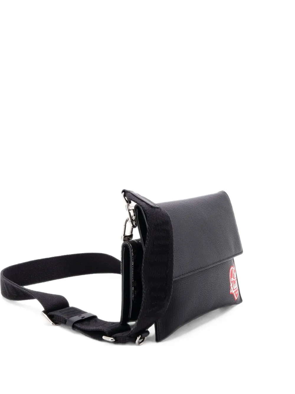 Louis Vuitton Pre-Owned Clutch Nigo Trio in denim e pelle Taurillon con monogramma - Nero