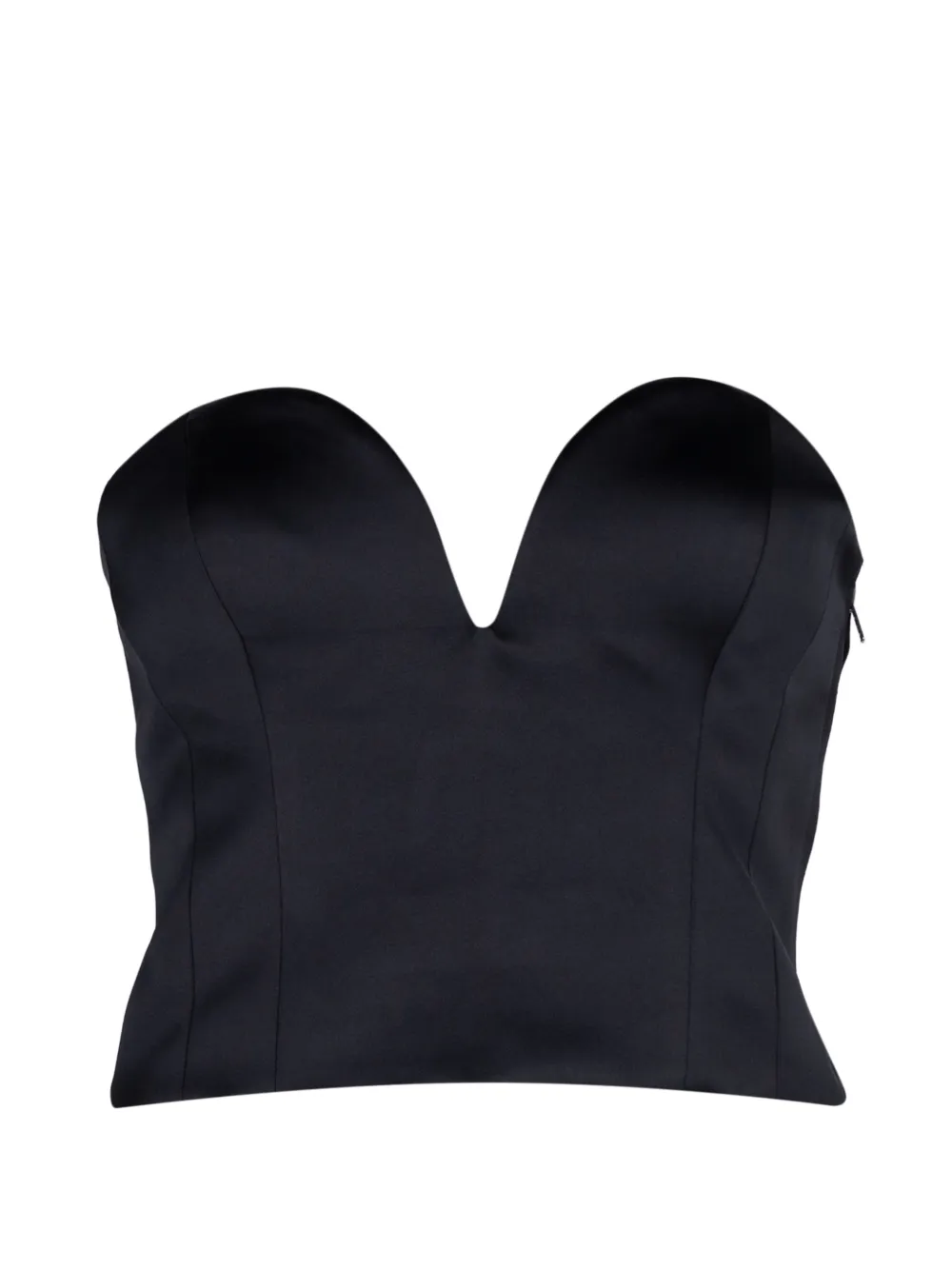 Ulla Johnson Top bustier Ottavia in raso - Nero