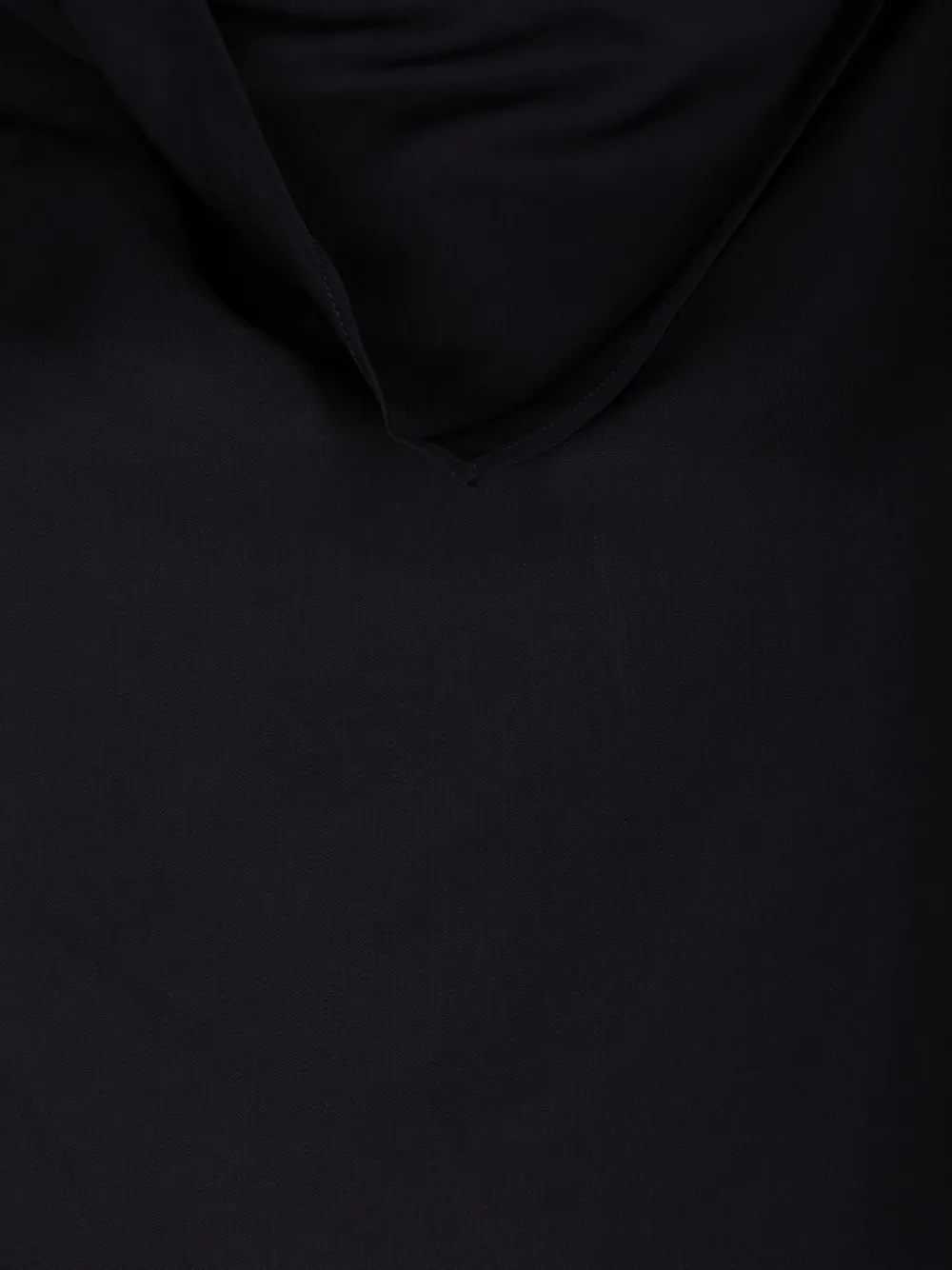 Co Draped-back Top in Black, view 3