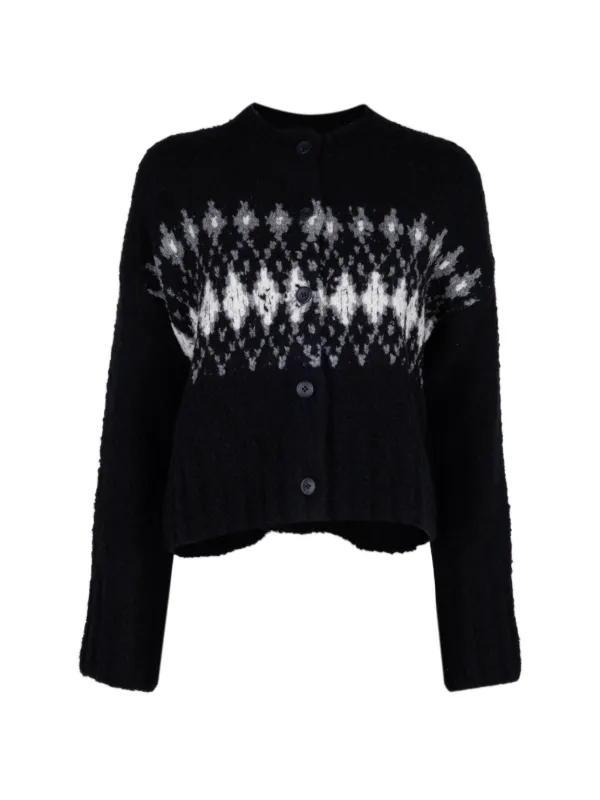Altuzarra Haven Wool Cardigan in Black