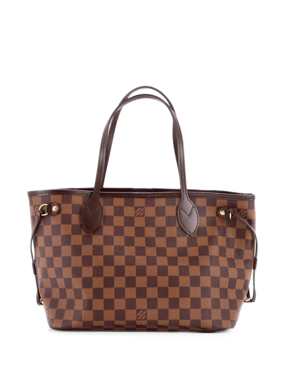 Louis Vuitton Pre-Owned Borsa tote Neverfull PM in tela Damier - Marrone
