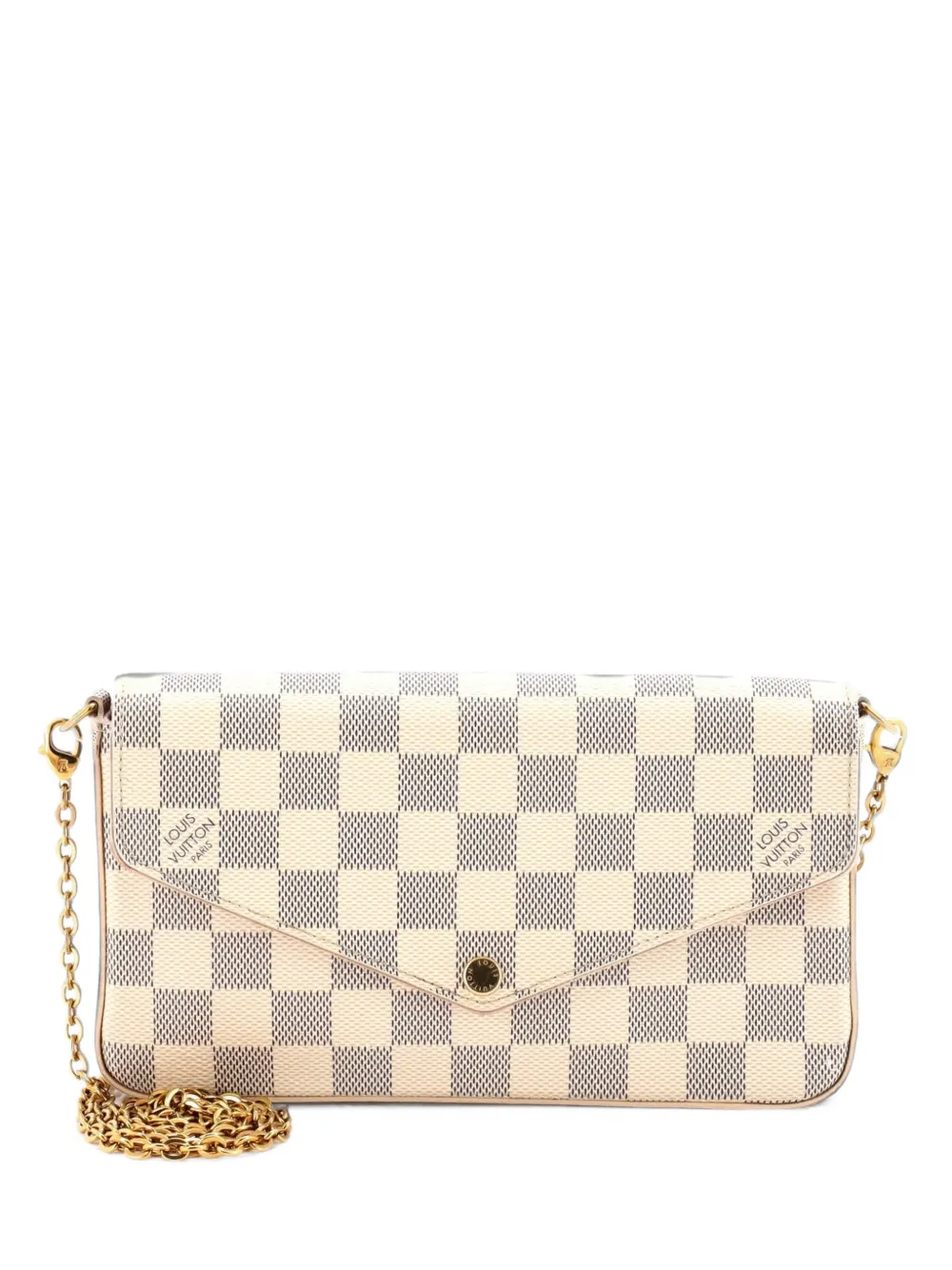 Louis Vuitton Pre-Owned Felicie Pochette Damier crossbody bag - Bianco