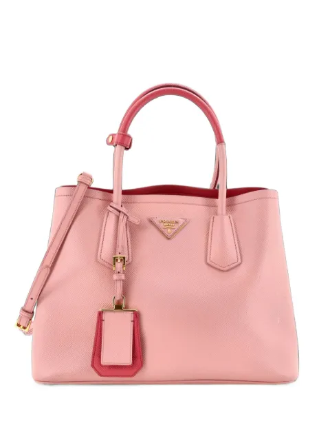 Prada Pre-Owned Cuir Double Saffiano Leather Small tote bag