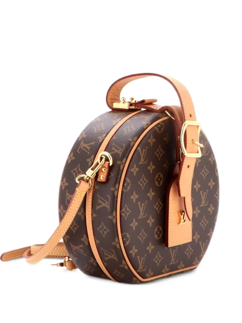 Louis Vuitton Pre-Owned Petite Boite Chapeau Bag Monogram Canvas crossbody bag - Marrone