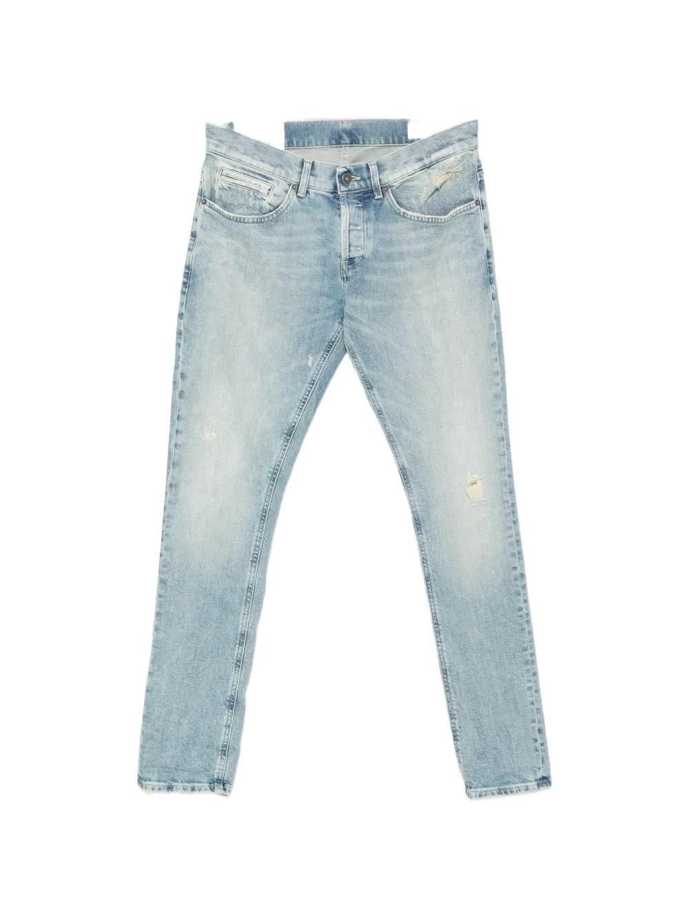 DONDUP distressed slim-fit jeans - Blu