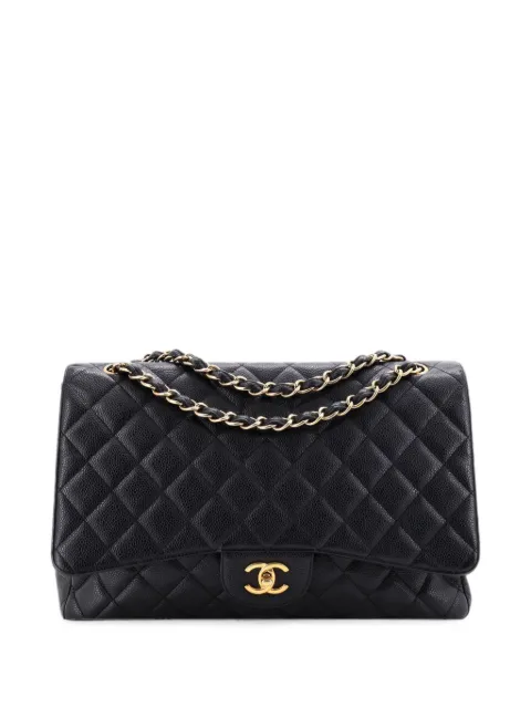 CHANEL Pre-Owned Classic Single Flap Bag Quilted Caviar Maxi shoulder bag