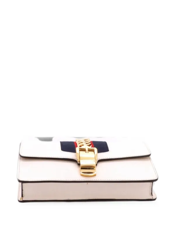 Gucci Pre-Owned シルヴィ ベルトバッグ レザーショルダーバッグ 