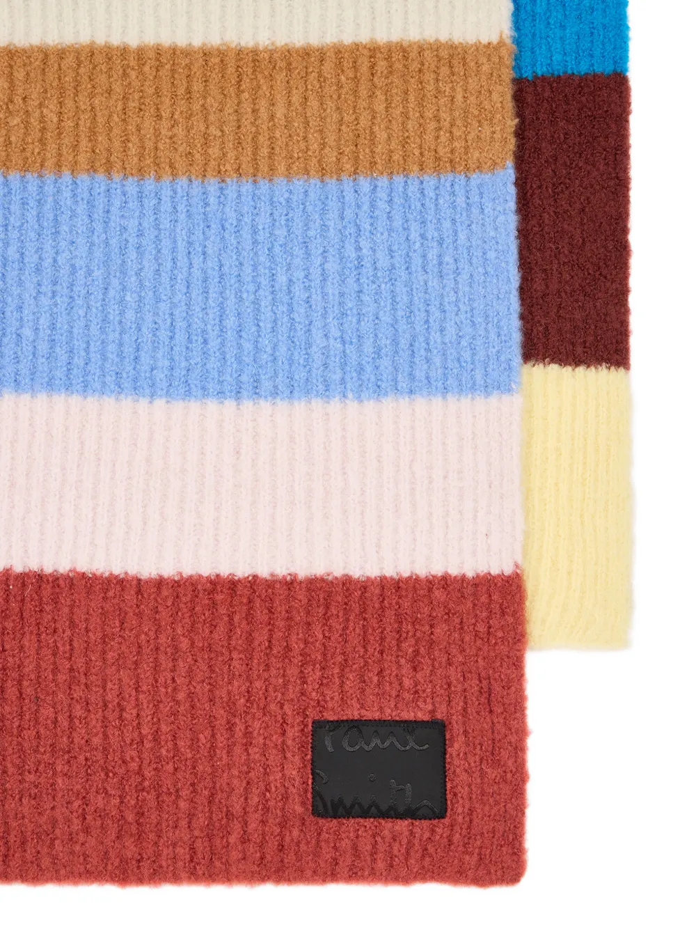 Paul Smith Swirl Plush Scarf in Pink, view 2