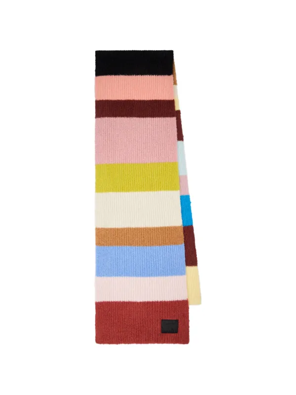 Paul Smith Swirl Plush Scarf in Pink