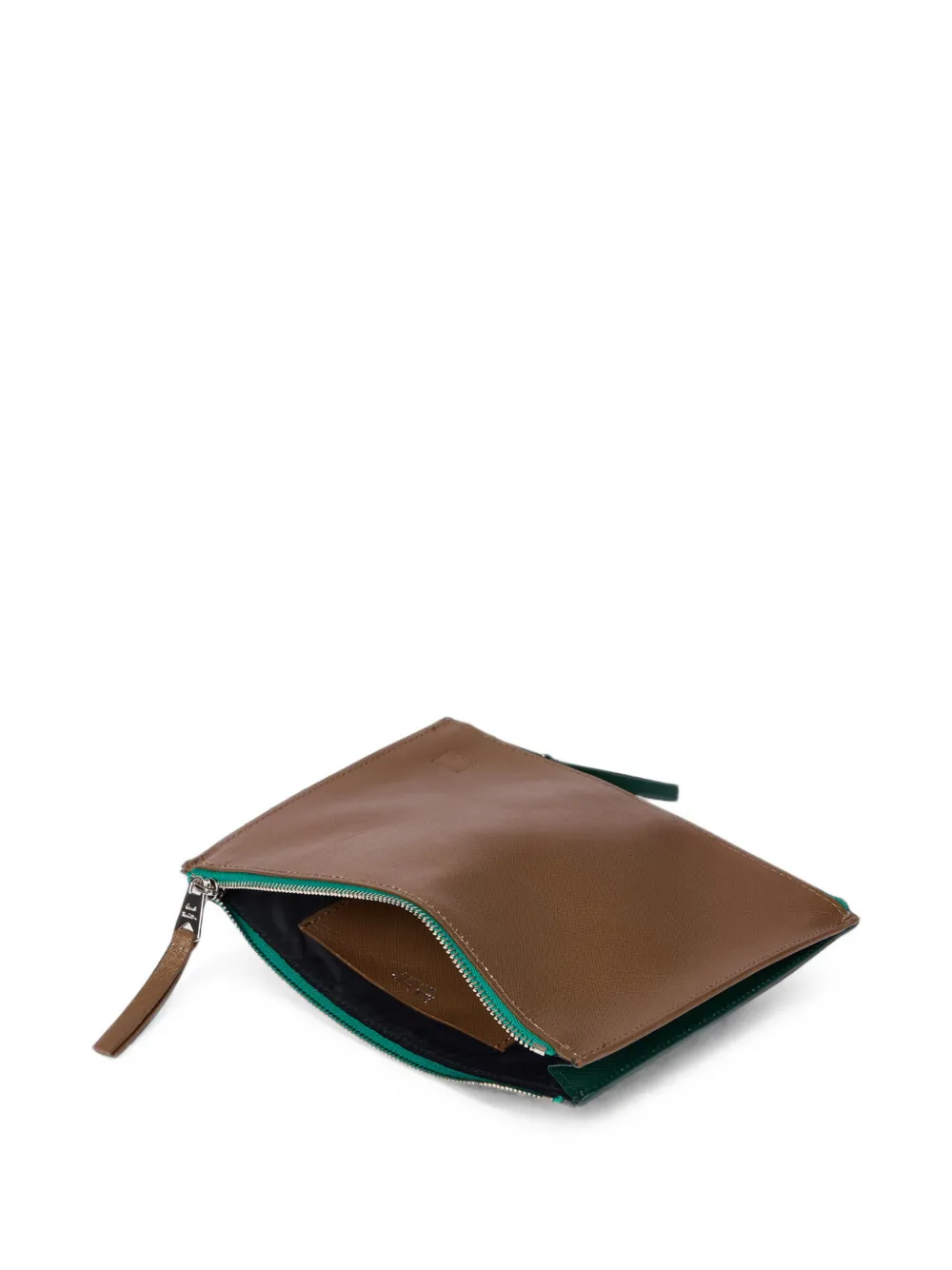 Paul Smith Tweekleurige reisbuidel met rits Bruin