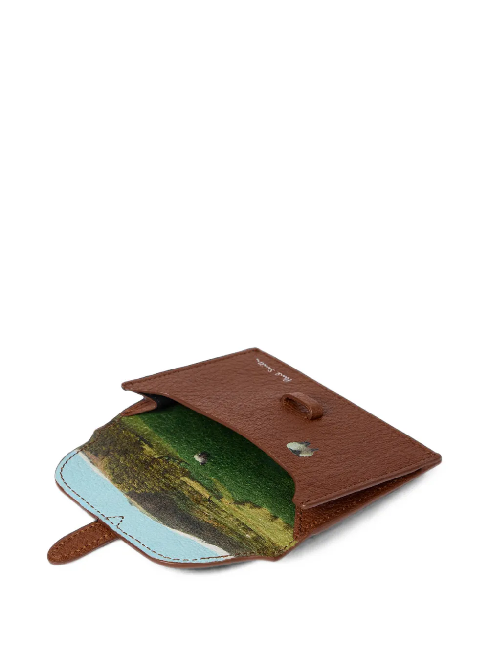 Paul Smith Leren pasjeshouder Bruin