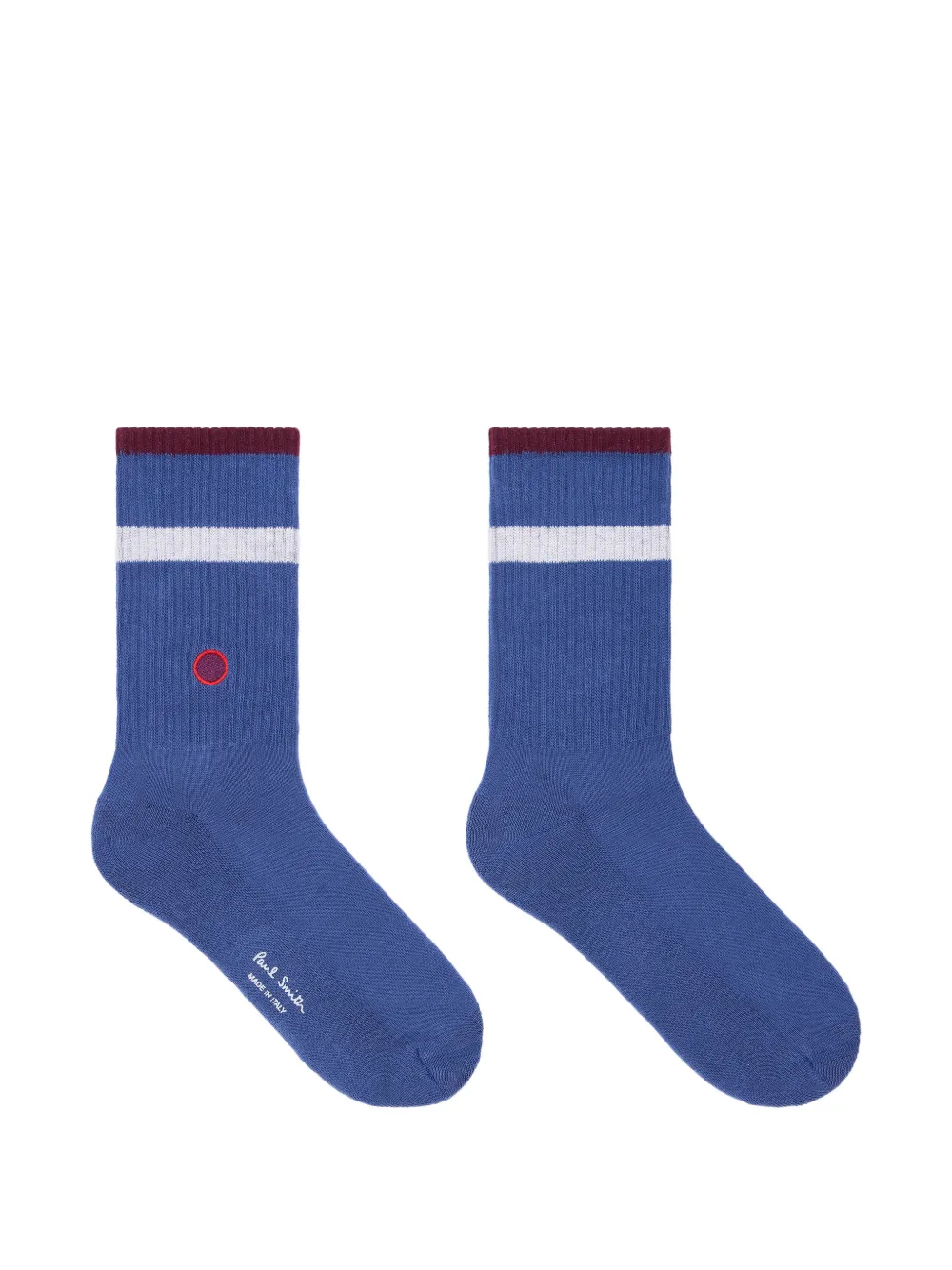 Paul Smith Sokken met blauwe vlek en streep