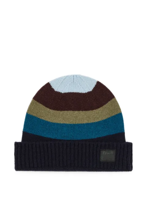 Paul Smith bonnet en laine à rayures