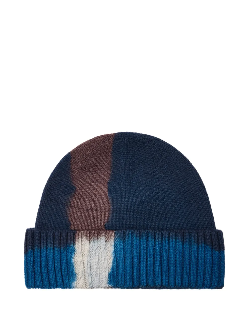 Paul Smith Muts van merinowol met tie-dye print Blauw