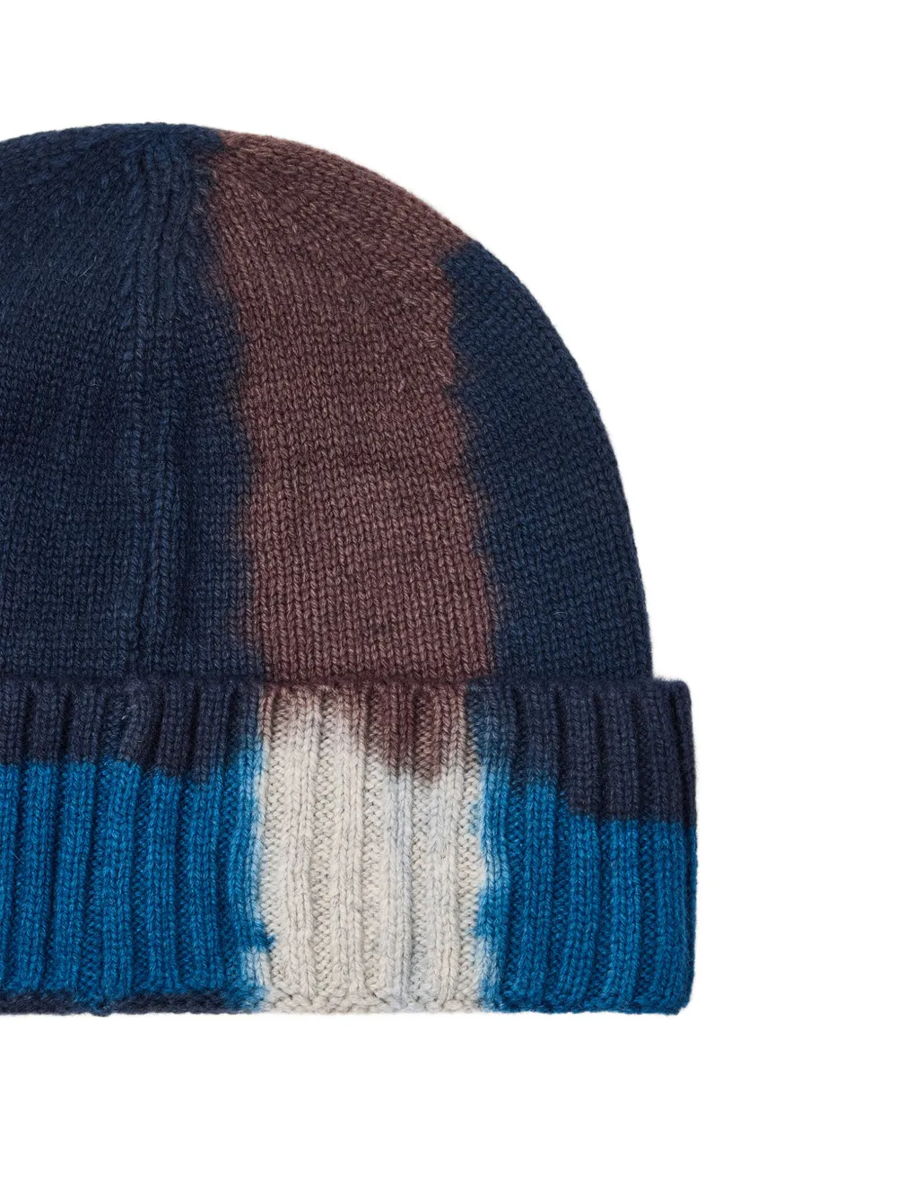 Paul Smith Muts van merinowol met tie-dye print Blauw