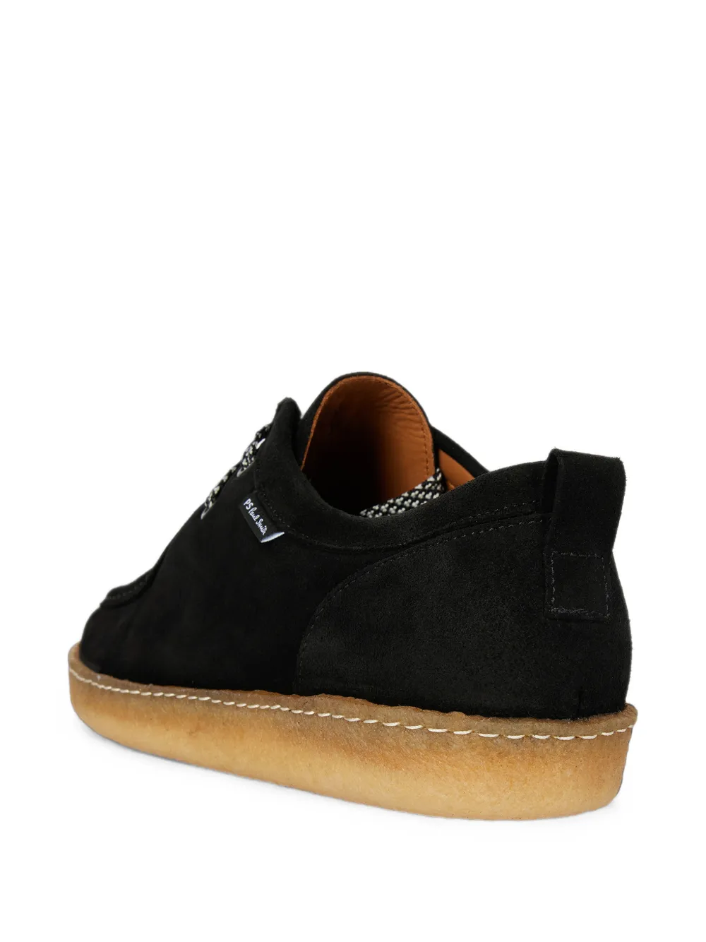 PS Paul Smith Buster lace-up suede shoes Zwart