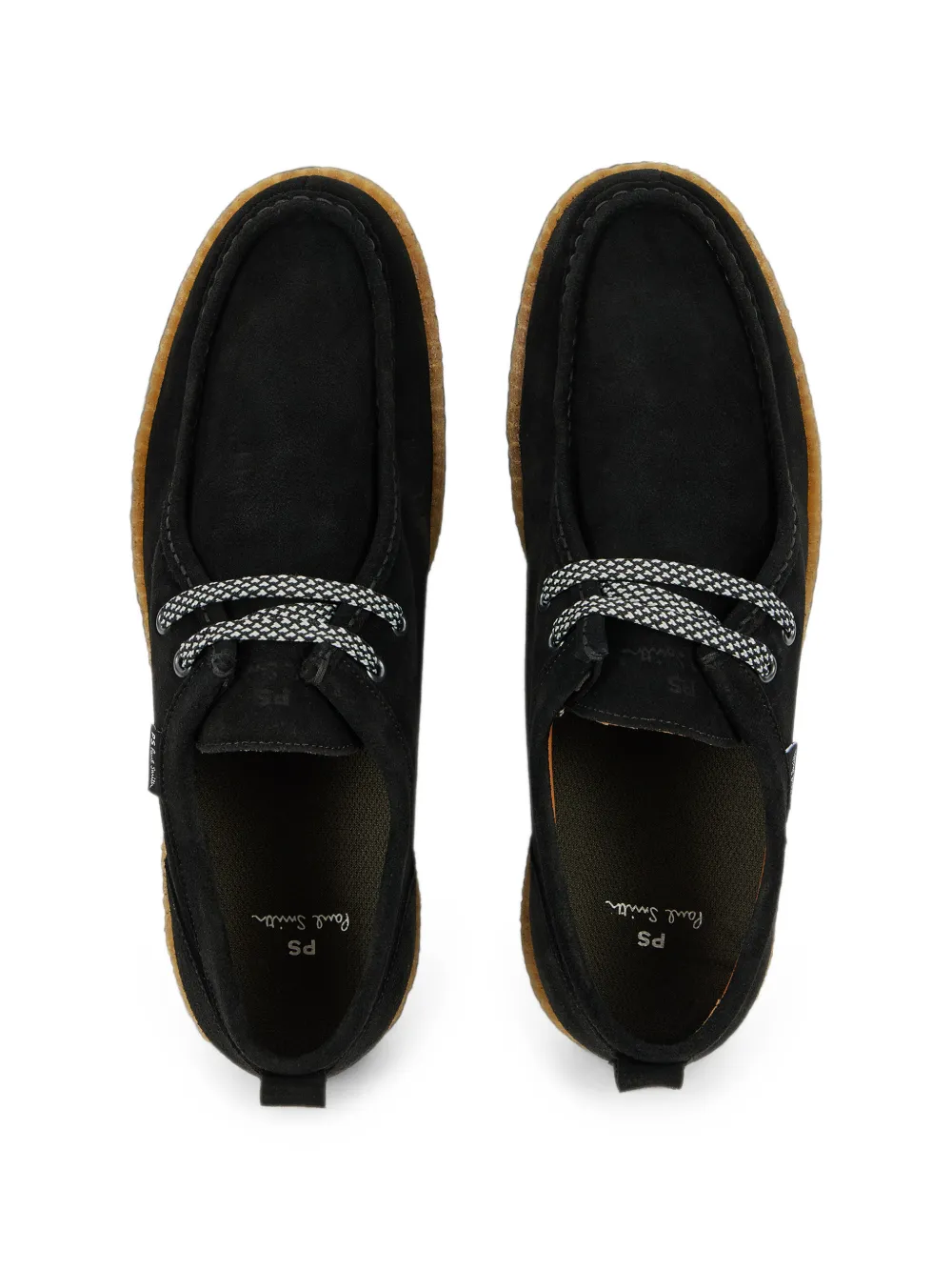 PS Paul Smith Buster lace-up suede shoes Zwart