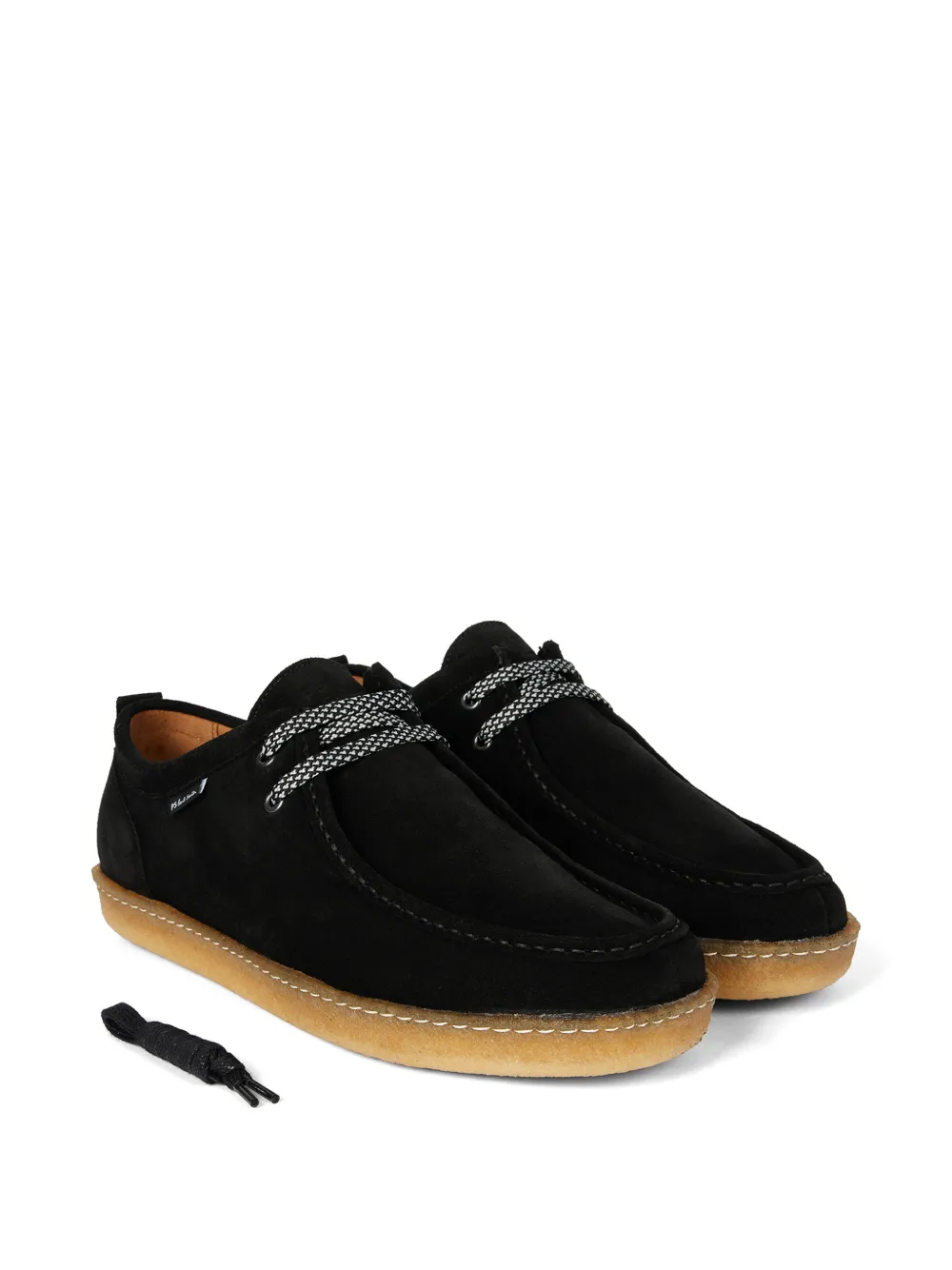 PS Paul Smith Buster lace-up suede shoes Zwart