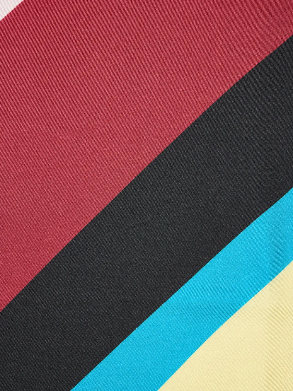 Paul Smith Swirl zijden sjaal Rood