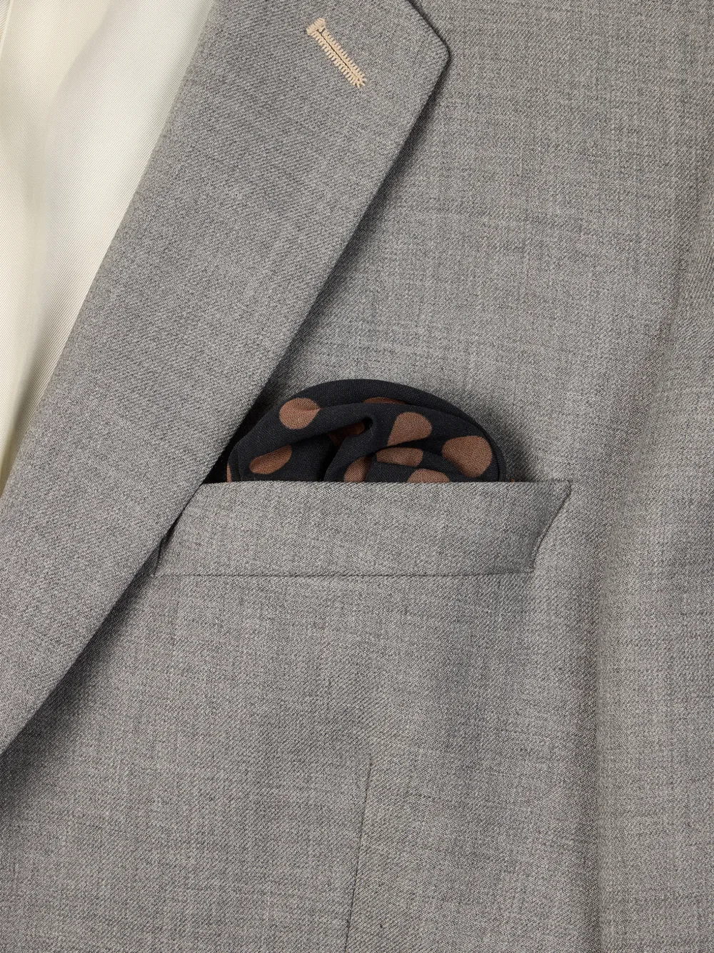 Paul Smith Pochet met stippen Bruin