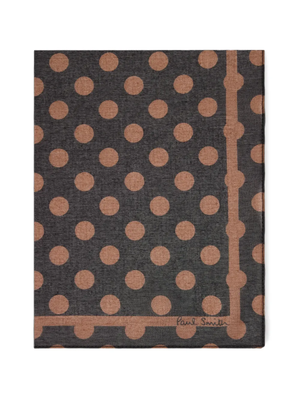 Paul Smith Pochet met stippen Bruin