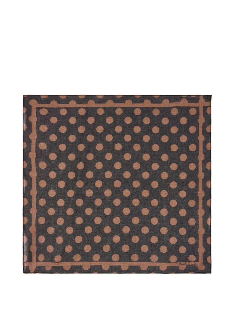 Paul Smith Einstecktuch mit Polka Dots - Braun