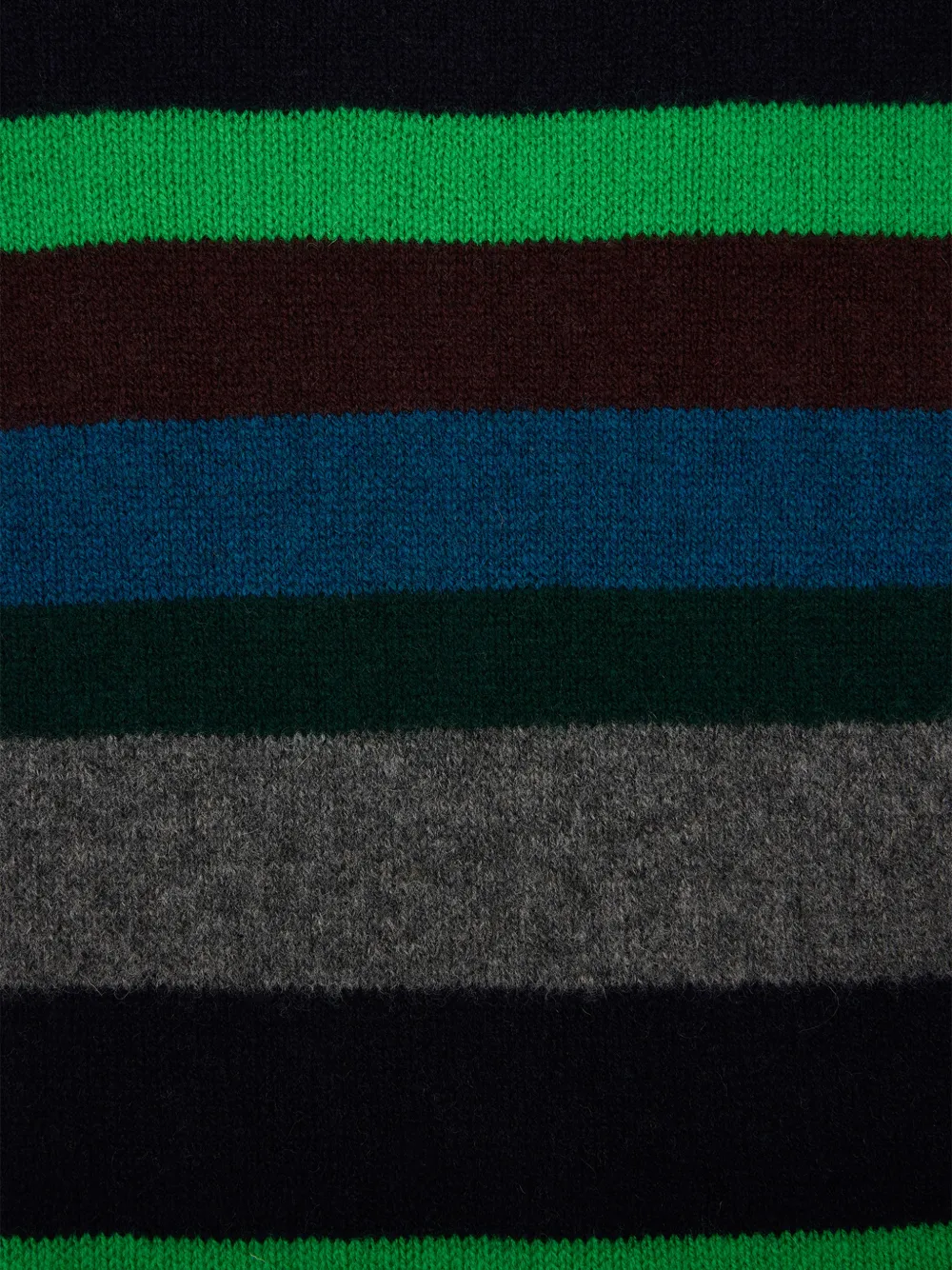 Paul Smith Lamswollen sjaal met groene streep
