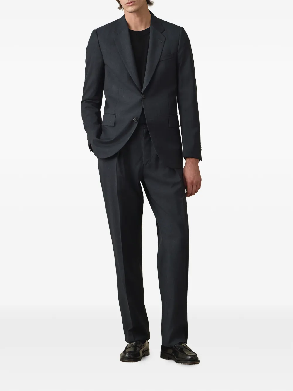 Paul Smith Geruite wollen broek Grijs