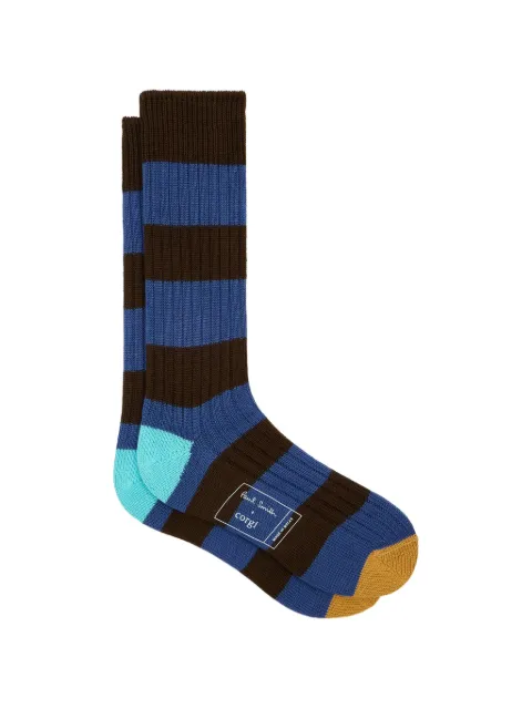 Paul Smith striped ribbed-knit socks