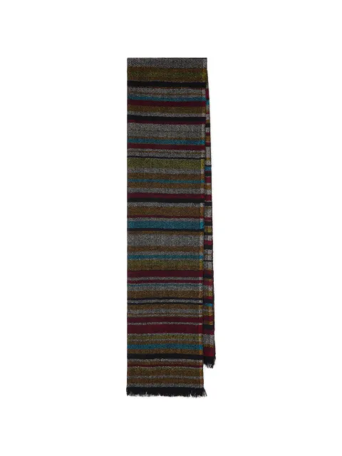 Paul Smith Schal aus Lammwolle mit Signature-Streifen