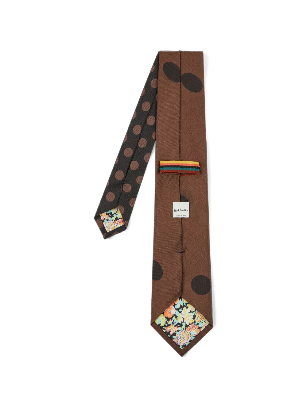 Paul Smith Stropdas met stippen Bruin