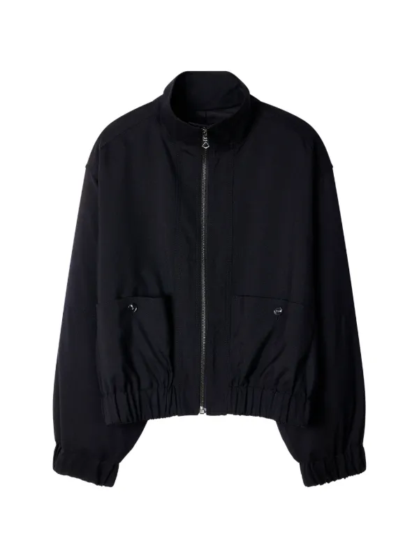 Paul Smith Knitted Bomber Jacket in Black