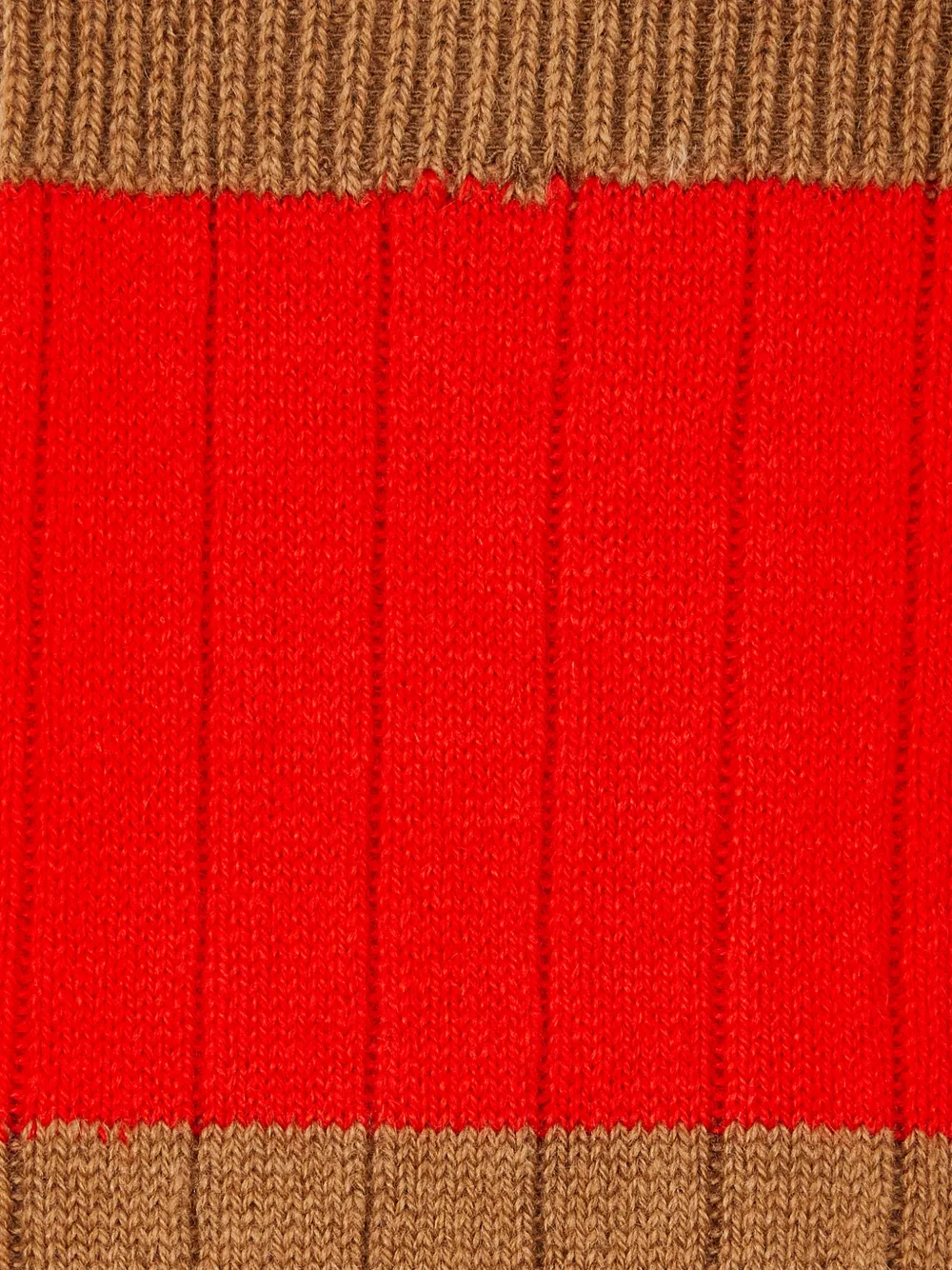 Paul Smith Geribbelde sokken van kasjmierblend met streep Rood